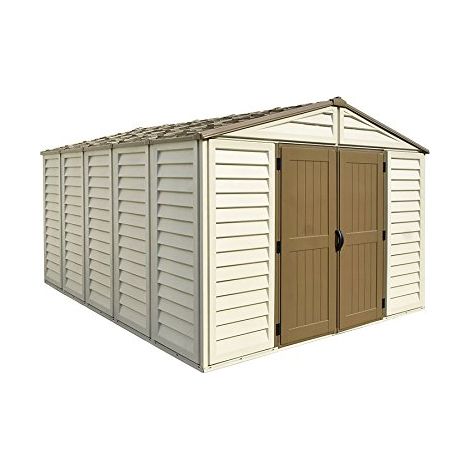 CASETA COBERTIZO DE PVC JARDIN WOODBRIDGE PLUS DURAMAX (1/5)