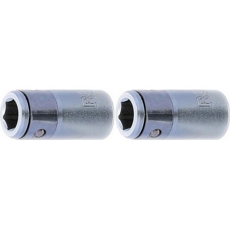 8213 Adaptateur avec bille de retenue 6,3 mm (1/4") six pans intérieurs 6,3 mm (1/4") (1/2)