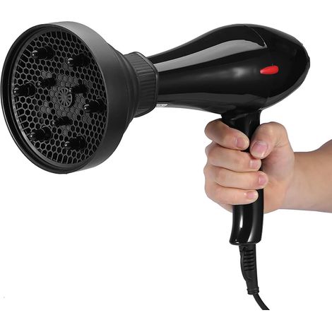 Diffuseur de Cheveux Universel Volumateur, Accessoire de Diffuseur de Sèche-Cheveux pour Cheveux Bouclés et Ondulés Naturels, Sèche-Cheveux Pliable Souffleur de Cheveux Diffuseur Couverture Outil de