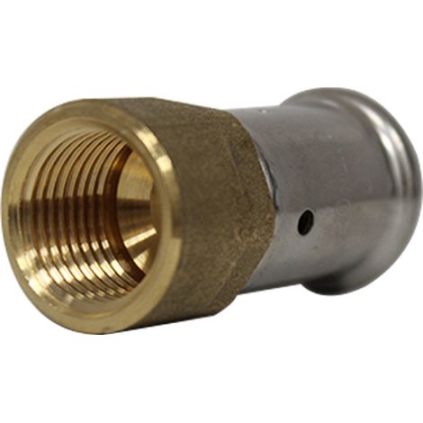 Raccord droit sertir femelle 20-1/2" (1/4)