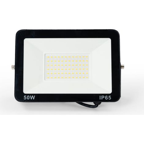 Proyector LED Exterior 50W - 95lm/W - IP65 - Negro - Blanco (1/5)
