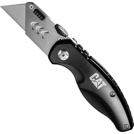 Coltello serramanico multiuso pieghevole da 16,2cm nero Cat - Caterpillar 980018 (1/5)