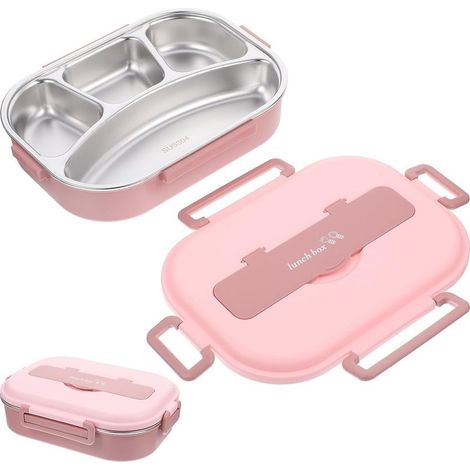 Boîte à lunch isotherme en acier inoxydable pour étudiants, 4 (1/5)