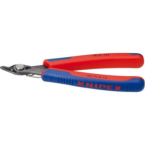 KNIPEX 78 31 125 Electronic Super Knips mit Mehrko.-Hülle brüniert 125 mm