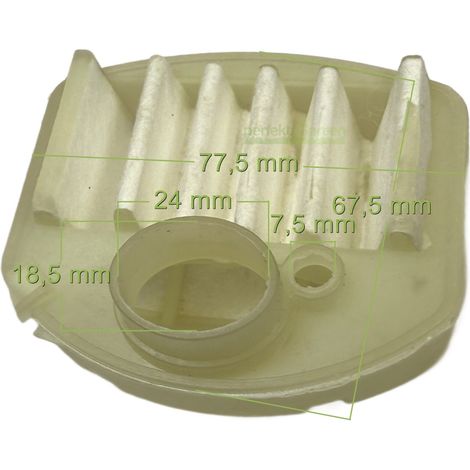 filtre à air pour tronçonneuse Jonsered CS 2156 2159 537 01 09-03 537010901 537010902 (1/5)