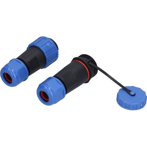 Connecteur Aviation 6-7 Pôles IP68 Étanche, Câble Haute Flexibilité PA66, Prise Aviation Résistante