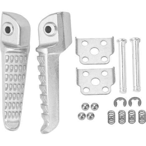 Repose-pieds avant en métal pour moto, 2 pièces, pédale de remplacement pour Ninja ZX10R Z1000 ZX636 Z1000SX GTR1400 (1/3)