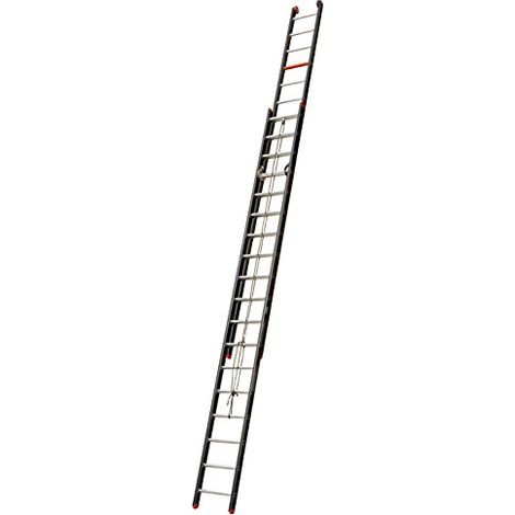 Altrex Mounter - Escalera Profesional de Aluminio Extensible Multifunción 2x18 peldaños (9,55m altura de trabajo)2x18 peldaños (9,55m altura de trabajo) (1/5)