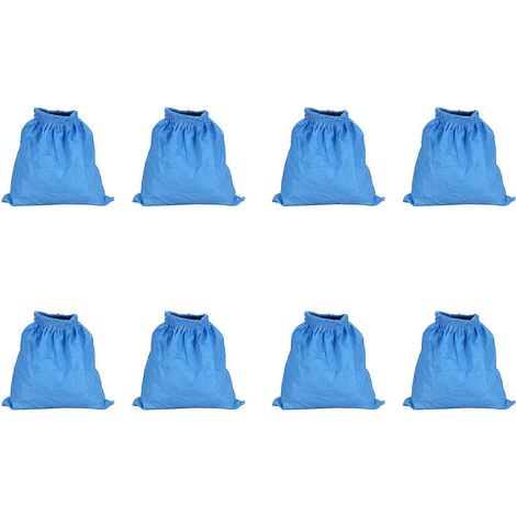 Lot de 8 sacs filtrants textiles pour aspirateurs Karcher MV1, WD1, WD2, WD3 et SE4001. (1/5)