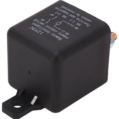 Télécommande sans fil 12V pour relais 200A, commande à distance double pour voiture, contact NO et bobine en cuivre (1/5)