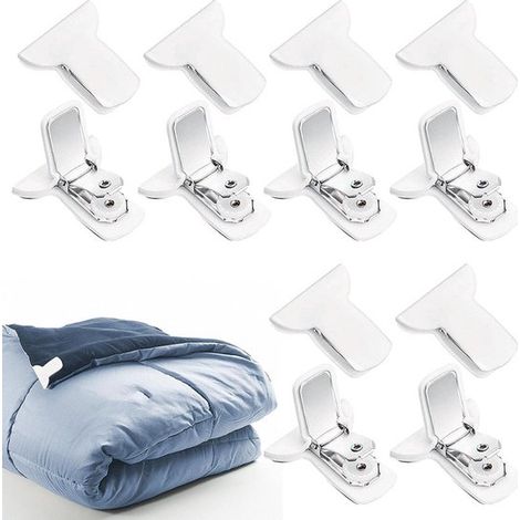 12 clip per trapunte, clip singole, clip di fissaggio, clip antiscivolo, clip di fissaggio (1/4)