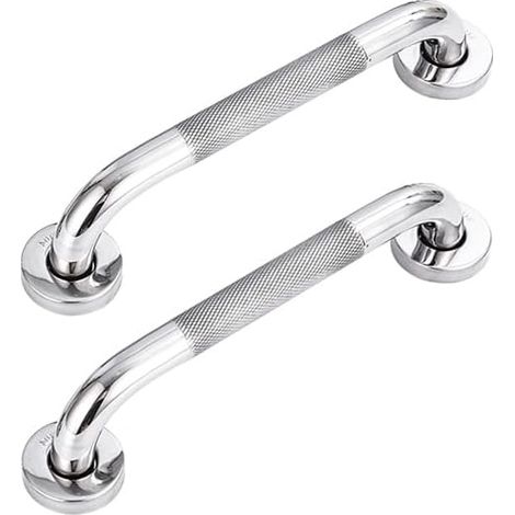 Stück Badezimmer-Haltegriff aus Edelstahl 304 mit rutschfestem Griff, für Badewanne, Toilette, Badezimmer, Treppenhandlauf