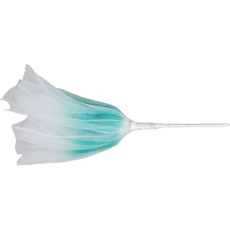 Fleur en gaze de 50 cm de diamètre, couleurs douces et lumineuses, légère, réutilisable, confectionnée à la main en organza, idéale pour la photographie de mariage, vert familial. (1/5)