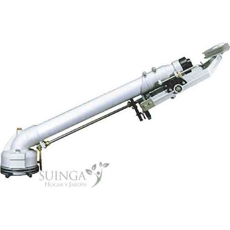 Agrar-Sprinkler 3'' Flansch Reflex Metall. Einstellbarer Bewässerungswinkel. Reichweite 32 bis 65 m. Impuls-Sprinkler, Bewässeru