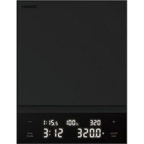 Bilancia di Precisione Polaris Nera HARIO per Caff�, Bilancia di Pesatura Digitale, Idea Regalo per Appassionati di Caff� (1/4)