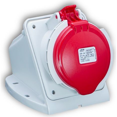 PCSocle 3P+T 32A 380V IP44 - Digital electric 51214
