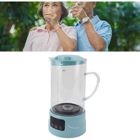 Jarra de hidrógeno de 1,5 litros con tecnología SPE-PEM, limpiador LED, pantalla táctil, sistema de purificación de agua para agua rica en hidrógeno de 1500 ppb.