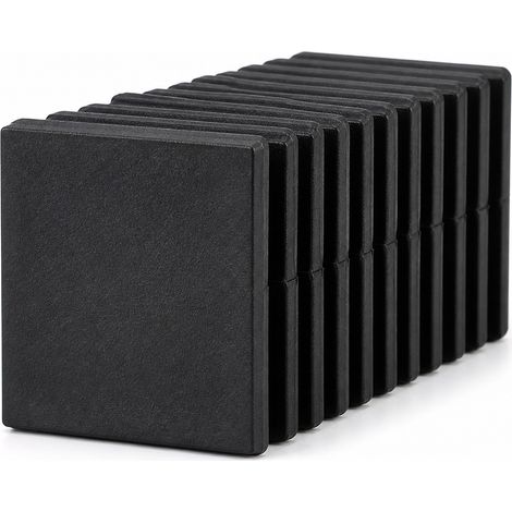 Embout 24 Bouchon Plastique Noir pour Tube Rectangulaire (1/5)