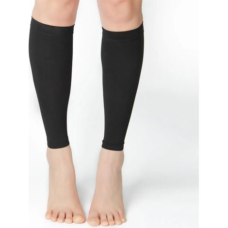 Due paia di calze a compressione senza piede, calze sportive a compressione, unisex, traspiranti e ultrasottili per l'estate.