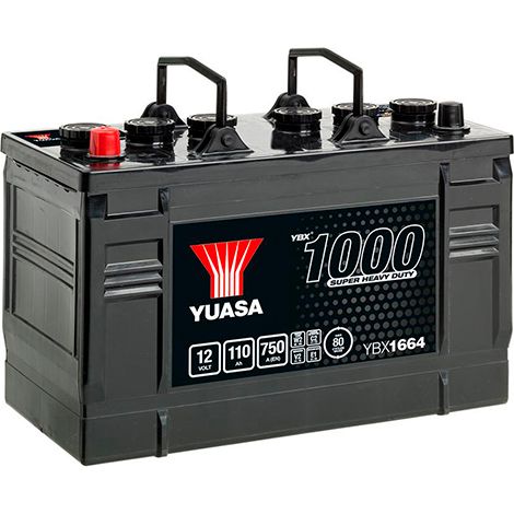 Yuasa - Batterie camion Yuasa YBX1664 12V 110Ah 750A