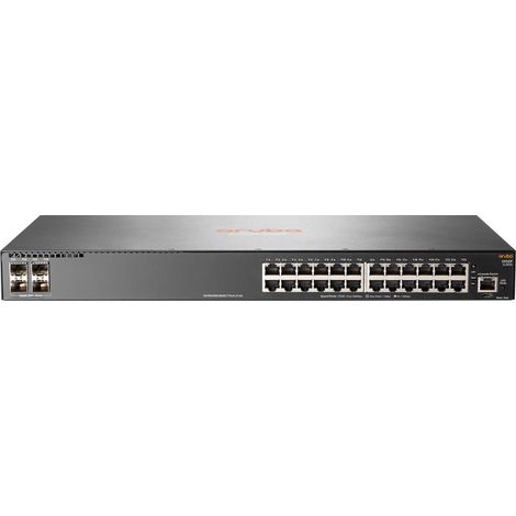 Aruba 2930F 24G 4SFP Gestito L3 Gigabit Ethernet (10/100/1000) 1U Grigio (1/2)