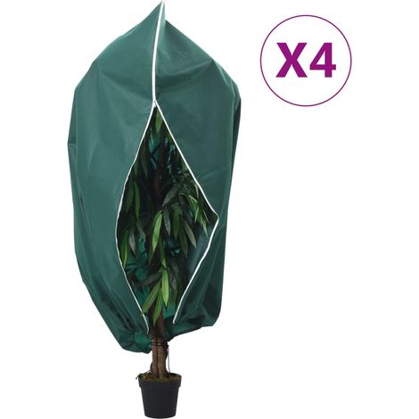 Wintervlies mit Reißverschluss 4 Stk. 70 g/m² 2,36x2 m