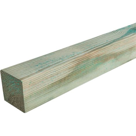 Kantholzpfosten 120 cm, 70 x 70 mm, kesseldruckimprägniert Holzpfosten (1/3)