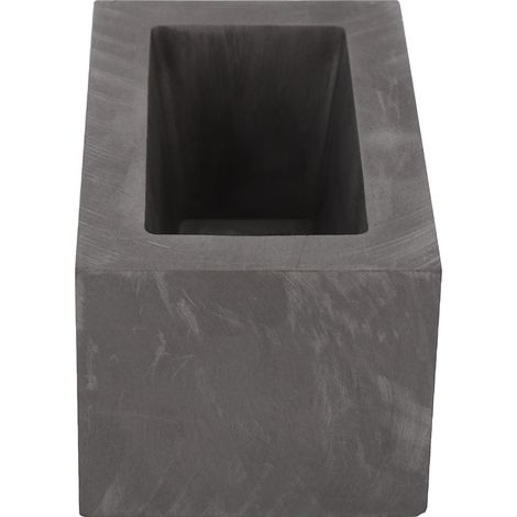 Moule rectangulaire en graphite pour coulée de métaux, lingotière de fusion et affinage or, argent, aluminium. (1/5)