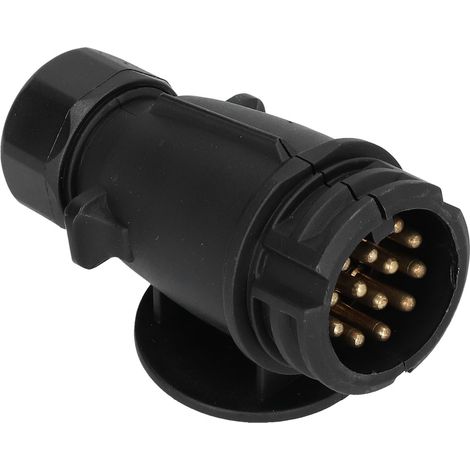 Prise Remorque 13 Broches 12V EU Adaptateur Faisceau Câblage Voiture Caravane Attelage Connecteur (1/5)