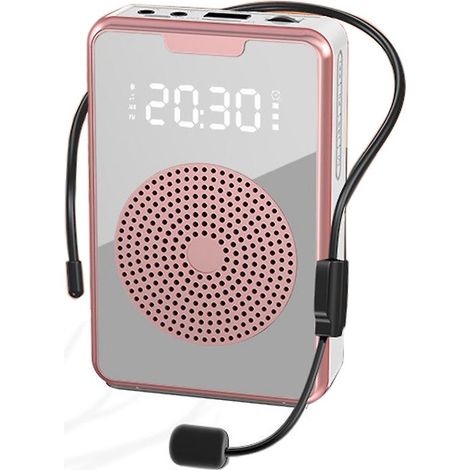 Enceinte portable rechargeable avec microphone intégré pour enseignants, idéale pour la formation, les visites guidées et les salles de classe. (1/5)