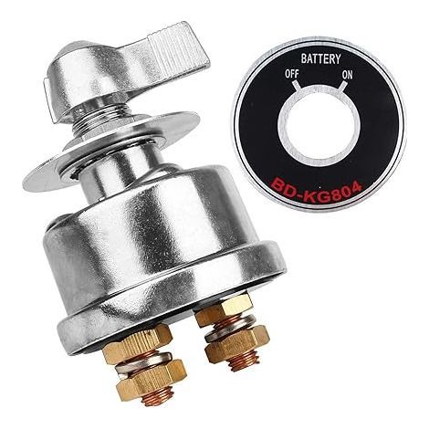 Interruptor aislador de batería de 12 V, interruptor de desconexión de alta corriente para coche, barco o camión. (1/5)
