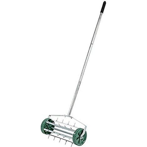 Draper Aeratore rotabile per prato con tamburo chiodato da 450 mm — 83983 — per aerazione dell'erba da giardino con denti da 33 mm, 1 pezzo