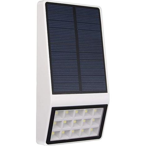 Luminaire solaire LED, finition noire, pour jardin, terrasse, allée, entrée de garage et espaces extérieurs, pour une installation extérieure sans raccordement permanent.-AquaForge (1/5)