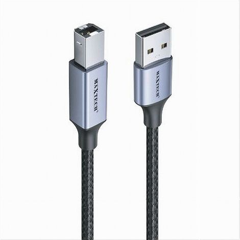 Trade Shop - Cable Usb Bm2.0 Macho 480mbps 1.5mt Etiquetado Compatible Impresora F-bm01 -