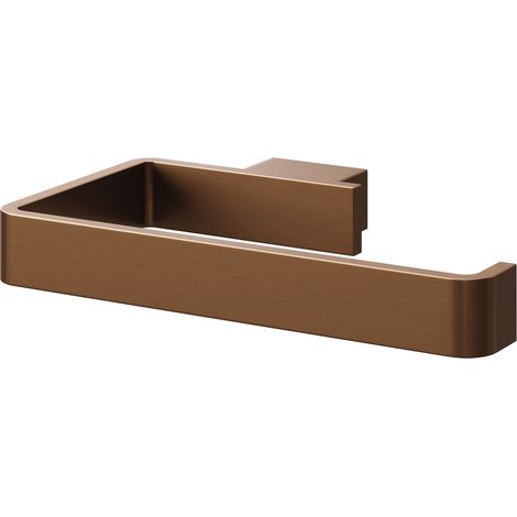 Taurus Brushed Bronze Wall Mounted Toilet Roll Holder