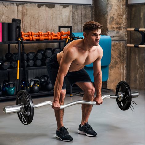 Disques de musculation 10 kg x2, grip, caoutchouc noir HAVRYA (1/5)