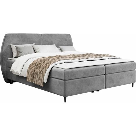 Cama continental Stonecrest 110, Wave 15, Continental, Doble, 180x200, Tapiz, Somieres, 210x207x107cm