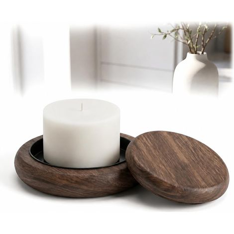 Assiette pour Bougie, Résistant à la Cire et Aux Taches (1/5)