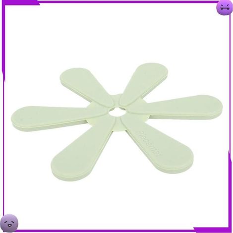 Dessous de plat en Silicone en forme de fleur, tapis de Pot chaud isolé, Table à manger (1/4)