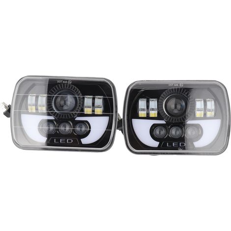 7-Zoll-LED-Arbeitsleuchte, 30 W, IP67 wasserdicht, mit 8 LEDs, 6000 K, für Geländewagen und Lkw, 9–36 V (1/5)