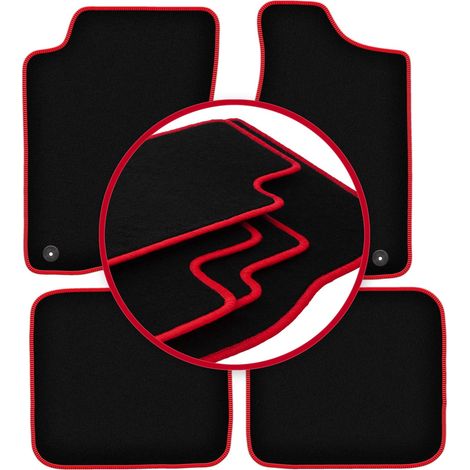 Tappetini auto CARLUX-RED per: Audi 80 B3 berlina (1986-1991) (1/5)