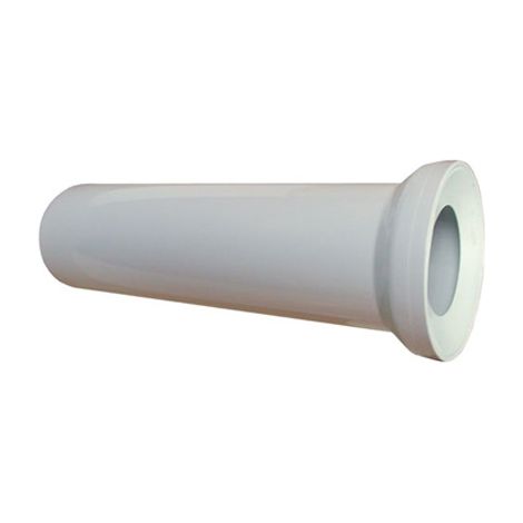 Rohr (Trapper, Gewehr) für Toilettenschüssel, weiß, Länge 400 mm