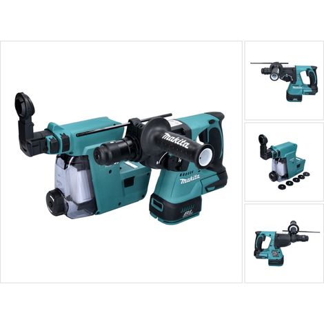 Makita DHR 243 ZW Marteau perforateur sans fil 18 V Brushless + aspiration des poussières - sans batterie, sans chargeur (1/5)