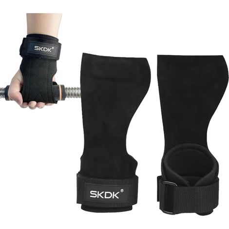 Sangle De Tirage Musculation Poignet, Antidérapant, Tirage Vers Le Haut, Cuir, Réglable Pour Homme Femme (1/5)