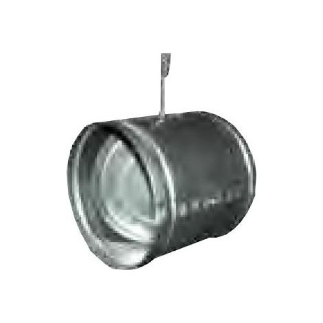 Registre en acier galvanisé, motorisable, étanche, raccordement D 250 mm S&P (UNELVENT) 860005