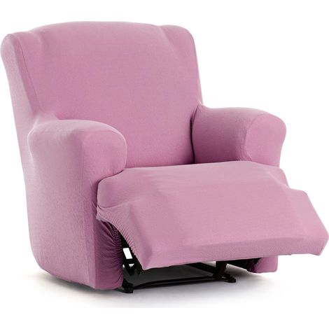 Housse de Fauteuil Pieds Ensemble de Relaxation bi-élastique en Une Seule pièce Housse de canapé Pieds Ensemble Relax Couleur Rose Ajustement Mousse de Fixation (1/5)