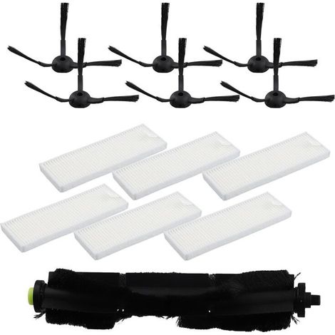 13 pezzi rullo spazzola filtro spazzola laterale pezzi di ricambio per Qihoo 360 S10 X100 Max robot aspirapolvere (1/5)