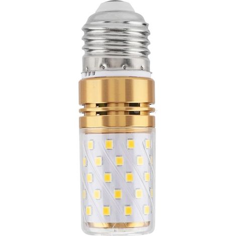 Bulb LED E27 12W item « corn », light white hot decorative, bulb cylinder item spark, 85-240 V CA (1/5)