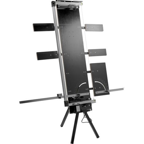 Polystyrol-Schneidemaschine, max. 42 cm Dicke, Heißdraht-Schaumstoffschneider, max. 115 cm Länge, 0–90 °C, sechs Heizdrähte mit seitlicher Auflage für Perlwattenschaumstoff (1/5)