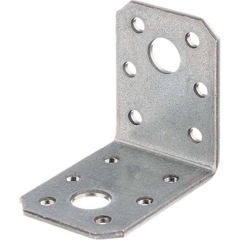 équerre De Fixation 100x100mm Acier Zingué Robuste 2,0mm - Alberts